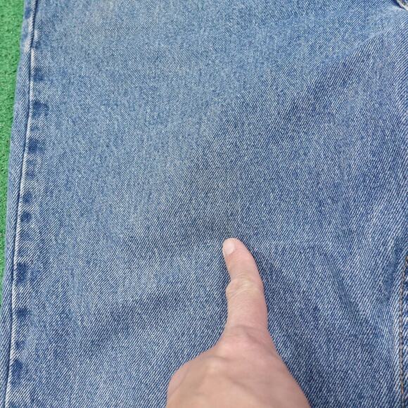 VINTAGE Levis 517 Jeans Mens 42x30 (41x30) Blue Boot Cut USA MADE Denim - Picture 3 of 14